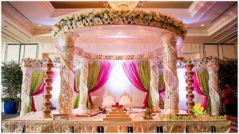 Indian Marriage Stage Decoration Pin By The French Tulip Studio On