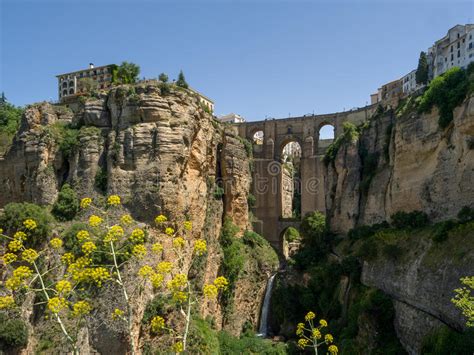 Ronda Andaluciaspain May 8 View Of The New Bridge In Ronda