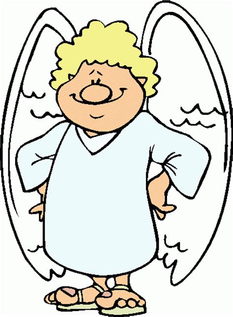 Funny Angel Free Clipart