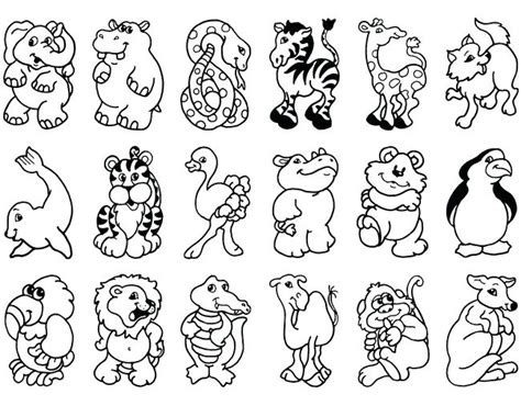 Printable Coloring Pages Of Animals For Adults At