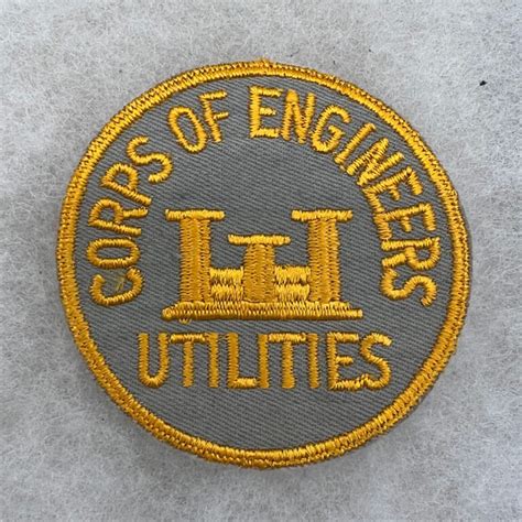 Us Army Corps Of Engineers Utilities Patch Twill Fitzkee Militaria