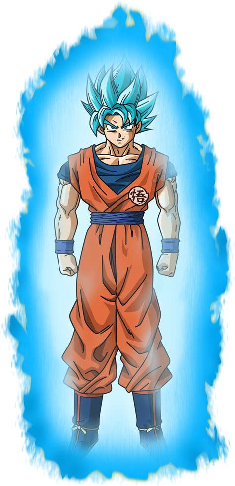 Looking for the best wallpapers? Goku SSJ Blue v2 + Aura by SaoDVD on DeviantArt