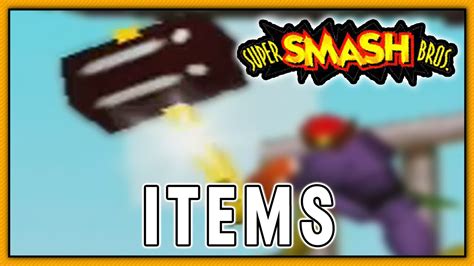 Super Smash Bros All Items Youtube