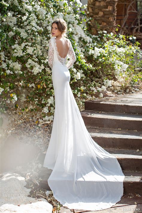 Lush short versions of lace not only accentuate the gentle image of the bride long sleeve, covers the arm from the shoulder to the wrist, perfect for wedding, but also on the usual ceremony would look elegant. Julie Vino Spring 2014 Wedding Dresses — Orchid Bridal ...