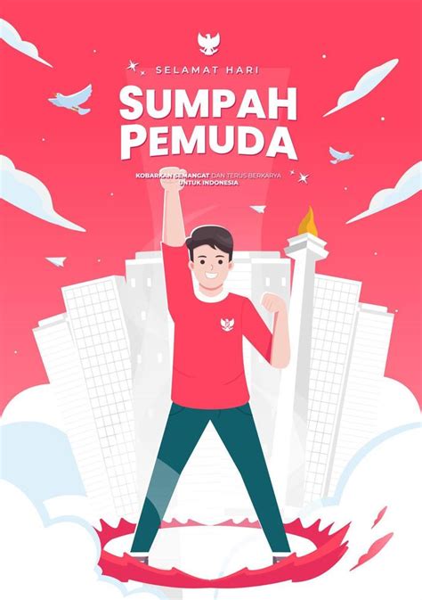Selamat Hari Sumpah Pemuda Means Happy Indonesian Youth Pledge