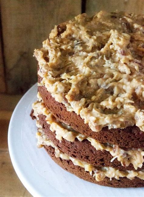 Stir in shredded coconut and chopped pecans until fully blended. How To Make A German Chocolate Cake | Homemade german ...