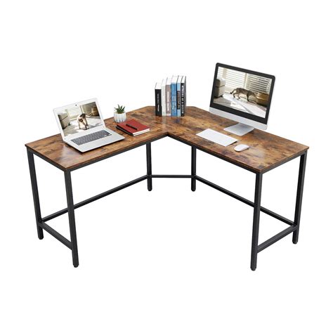 Buy Vasagle Computer Desk L Shaped Industrial Writing Desk Space