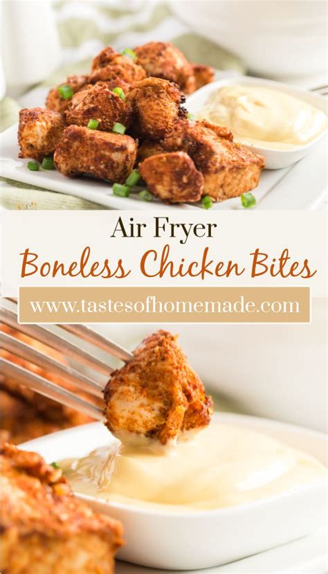 Easy Boneless Chicken Bites Recipe Chicken Bites Air Fryer Recipes Healthy Air Fryer