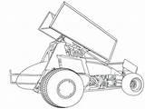 Sprint Car Dirt Coloring Pages Track Drawing Race Late Model Racing Modified Nascar Cars Printable Color Print Parthenon Sprintcars Getcolorings sketch template