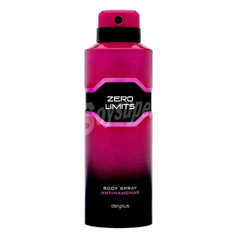 Deliplus Desodorante Body Spray Hombre Perfume Zero Limits Antimanchas