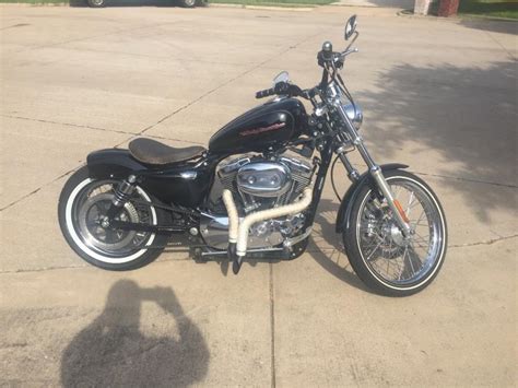 Check out my buddy b.hall's evo sportster killing machine. 2005 Harley Sportster Bobber Motorcycles for sale