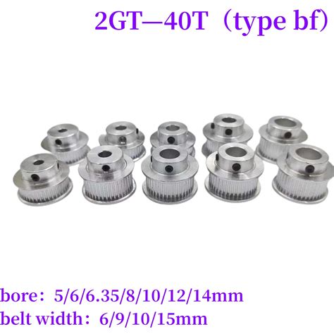 2gt 40 Teeth Gt2 Timing Pulley Bore 5 6 6 35 8 10 12 Mm 3dpng