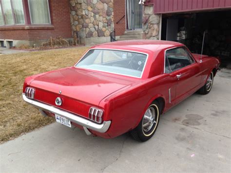 Parade Ready 1965 Cherry Candy Color Red Mustang For Sale In South