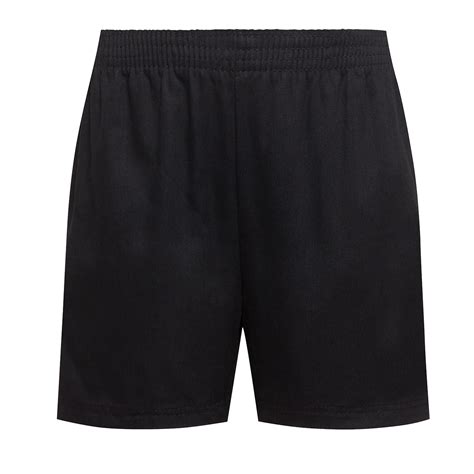 shorts- black - Uniform & Leisure Company png image