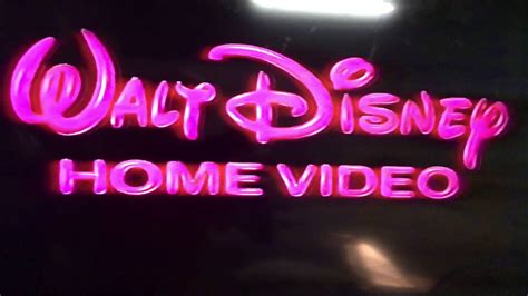 Walt Disney Home Video Logo From Youtube