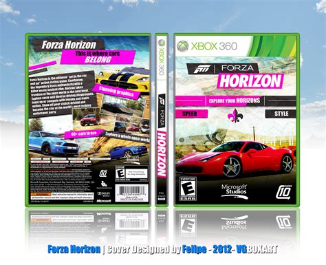 Viewing Full Size Forza Horizon Box Cover