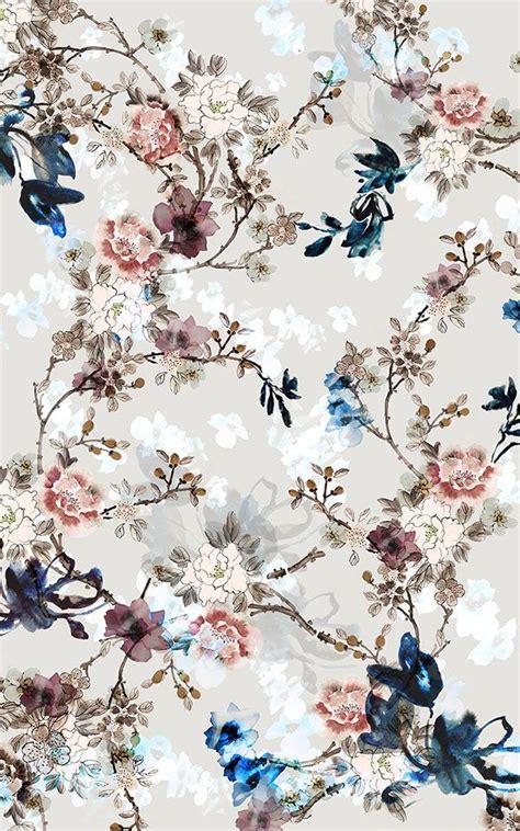 Chinoiserie Chic Contest On Behance Flower Background Wallpaper