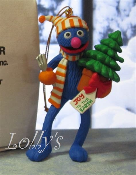 Jim Henson Christmas Ornament Sesame Street Muppets 1993 Grover Monster