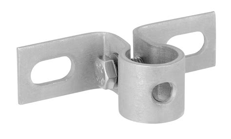 Pipe bracket, Stainless steel 3 mm, adjustable. With screw M8x15. Fits ...
