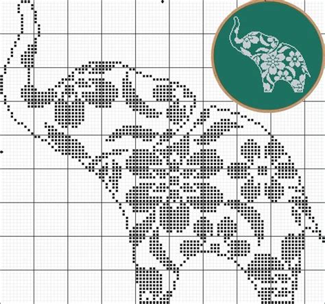 Pattern for cross stitch in pdf size 55 x 76 stitches; Most current Absolutely Free Cross Stitch elephant Strategies | Elephant cross stitch, Cross ...