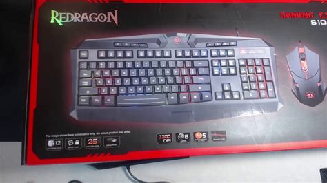 Redragon Gaming Essentials S101 Keyboardmouse 2 In 1 Set Review Youtube