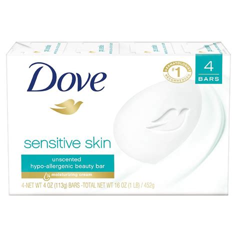 Dove Beauty Bar More Moisturizing Than Bar Soap Sensitive Skin 375 Oz