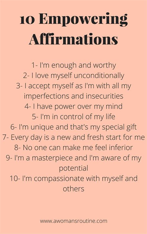 10 Empowering Affirmation That Will Help You Become More Confident