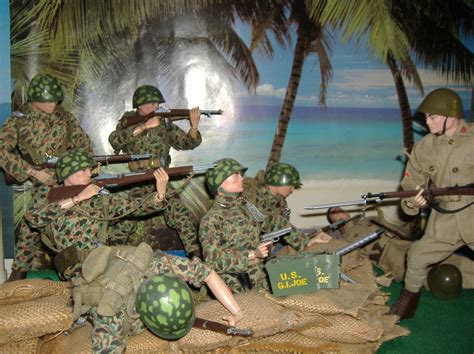 Gi Joe Action Marine Diorama Military Figures Gi Joe Retro Toys