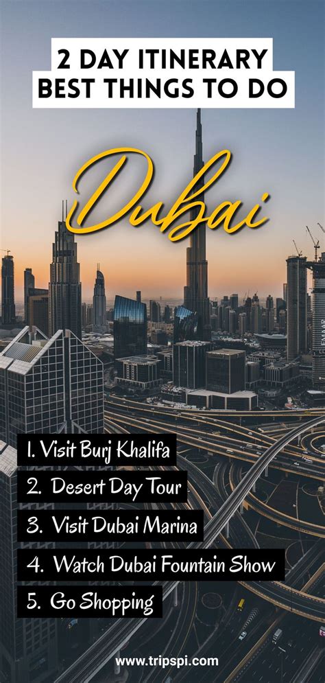 Travel Dubai 2 Day Itinerary Best Highlights Dubai Travel Dubai