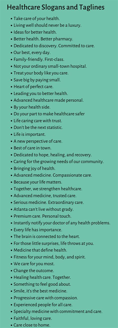 Healthcare Slogans Best Medical Slogans And Taglines