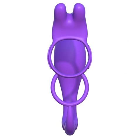 Pipedream Fantasy C Ringz Ass Gasm Vibrating Rabbit Purple Sex Toy Hotmovies