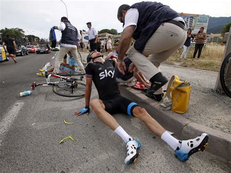Geraint Thomas Spectacular Tour De France Crash