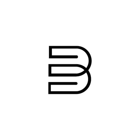 Premium Vector B Logo Letter Design Vector