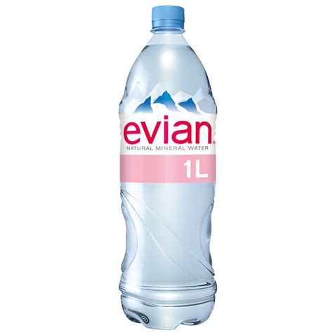 Evian water originates from a spring in the french alps that was 100 million years in the making. Evian Mineral Water 1L | Water - B&M