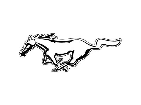 Learn how to draw a cartoon horse that is running (galloping) and charging towards something. Ford Mustang Logo - WeNeedFun