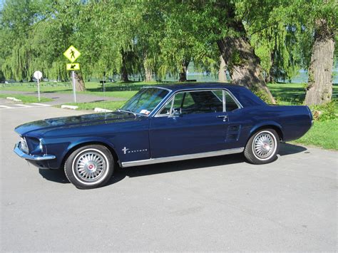 Nightmist Blue 1967 Ford Mustang