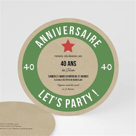 « oui à 40 ans nous pouvons encore faire la fête comme à 20 ans ! Carte invitation anniversaire 40 ans Bière Allemande ...