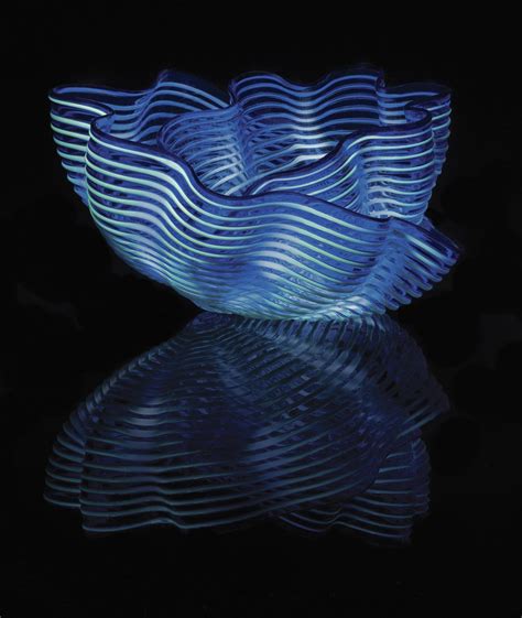 Dale Chihuly Capri Blue Seaform Momentum Gallery