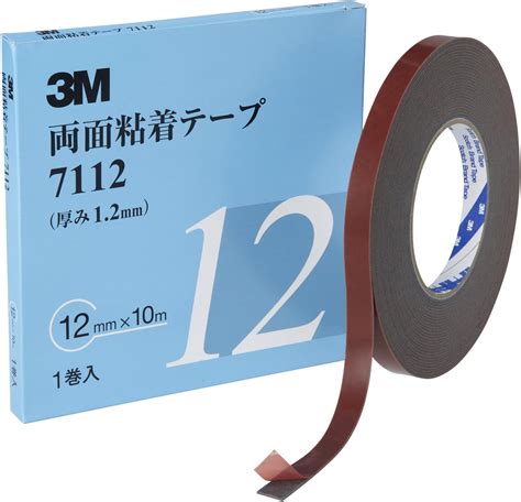 Jp スリーエム3m 3m 両面粘着テープ 7112 12mm幅x10m 7112 12 Aad 産業・研究開発用品