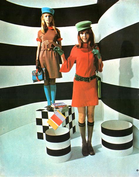 Made In The Sixties 60s Fashion Style Color Photo Print Ad Mod British