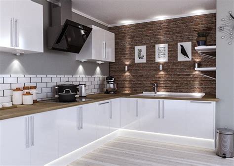 Simply swapping out the old for a new design can instantly upgrade your kitchen without having to change the setup of your cabinets. Lewes High Gloss White Kitchen Doors | Made to Measure ...