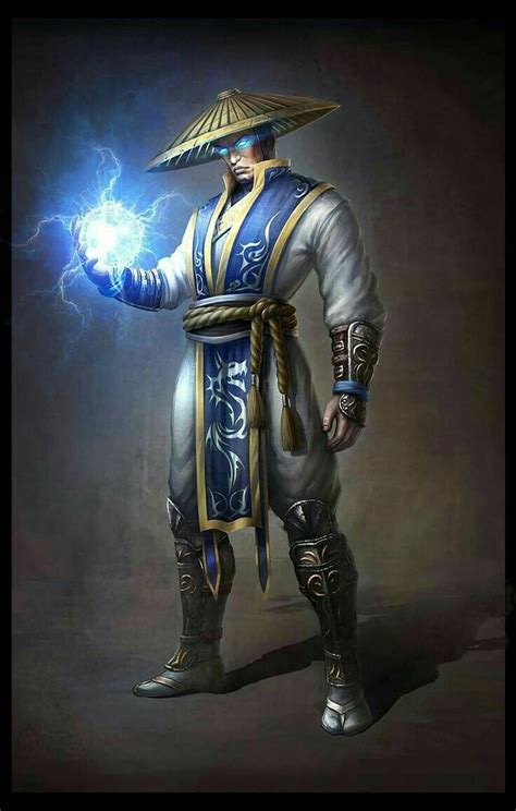 Thunder God Raiden From Mkx Raiden Mortal Kombat Mortal Kombat Art