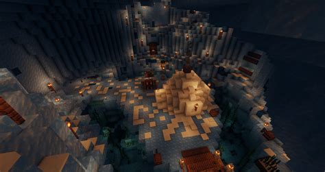 Waterbending Underground Village Minecraft Map
