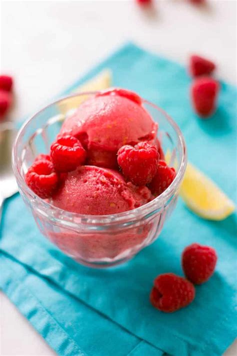 Raspberry Sorbet A Sweet Pea Chef