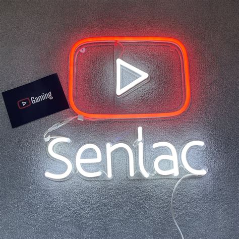 Seniac On Twitter Omg Youtube Have Sent Me A Neon Seniac Sign How