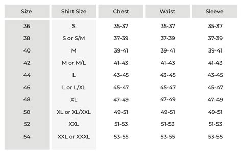 Mens Suit Size Chart And Measuring Guide By Shinesty