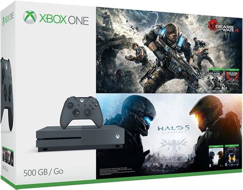 Microsoft Xbox One S 500gb Console Gears Of War And Halo Special