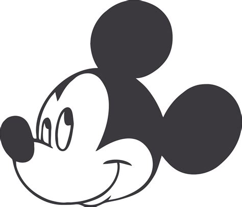 Mickey Mouse Head Cartoon Characters Wall Art Vinyl Sticker Design My