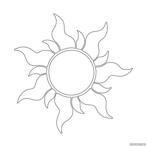 Printable Sun Patterns