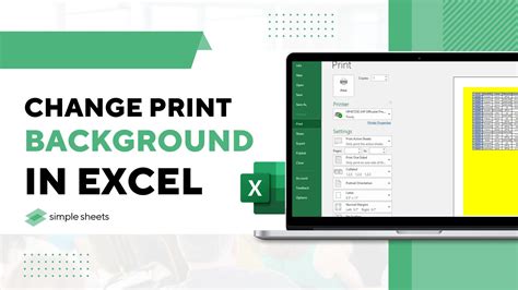 Change The Print Background In Excel Customize Your Printouts